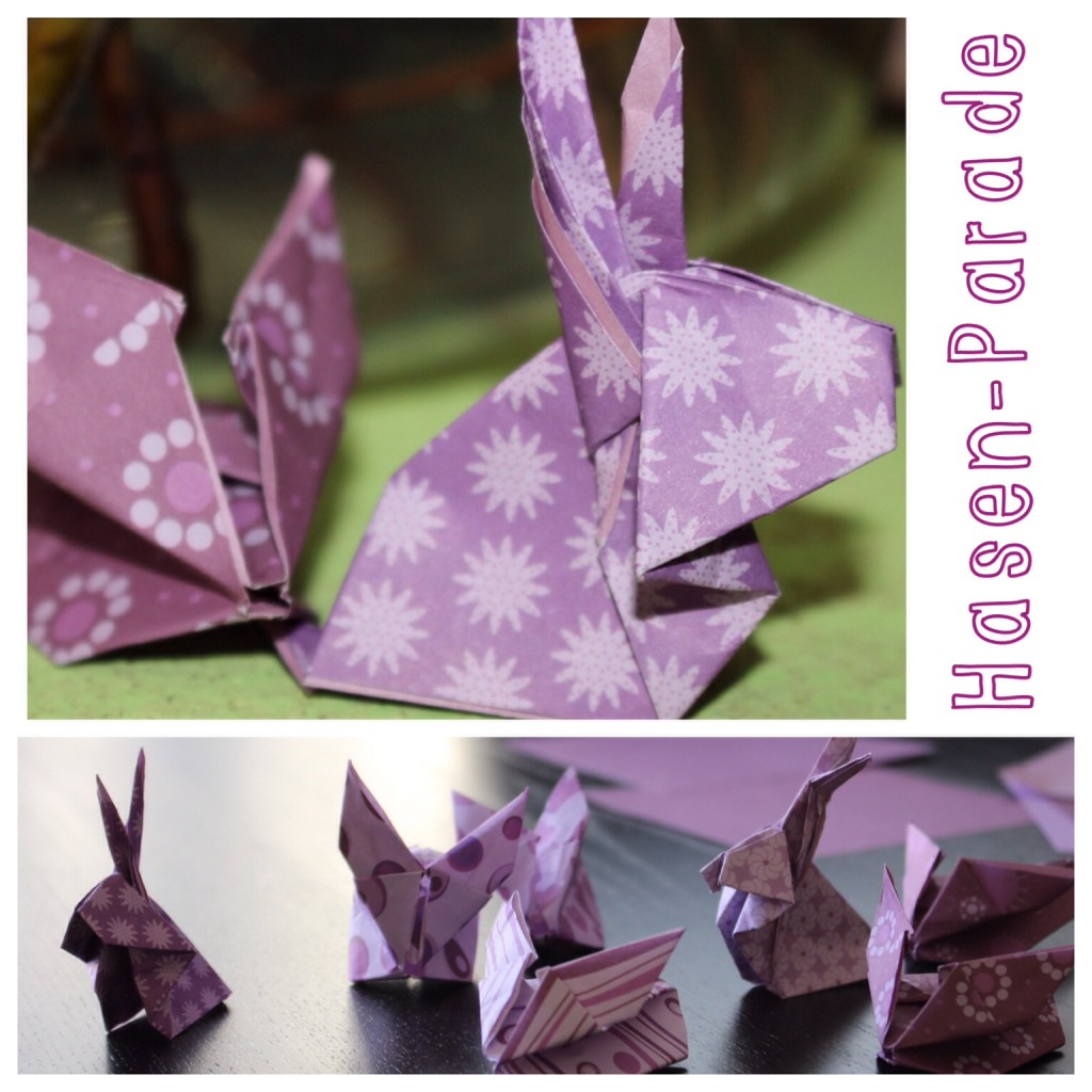 Origami Hasen Ostern 