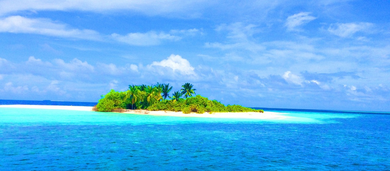 einsame Insel Malediven